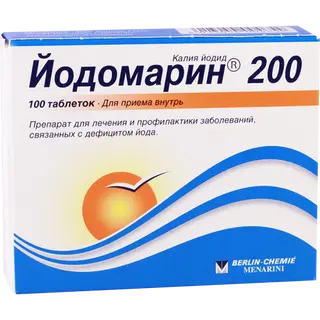 იოდომარინი ტაბლეტი 200მკგ #100 0 Jodomarin tab 200mcg #100