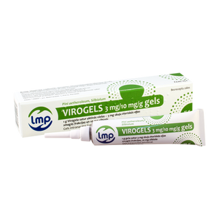 ვიროგელი მალამო ცხვირის 0.3% 15გრ ტუბი #1 0 Virogels nasal gel 0.3% 15g #1