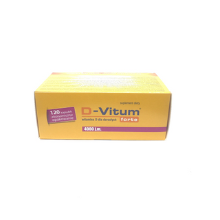 დ-ვიტუმ ფორტე მაქსი კაფსულა 4000სე #120 0 D-Vitum forte max caps 4000ME #120