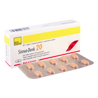 სიმვა დენკი ტაბლეტი 20მგ #30 0 Simva denk tab 20mg #30