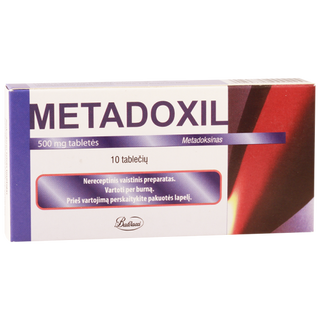 მეტადოქსილი ტაბლეტი 500მგ #30 0 Metadoxil tab 500mg #30