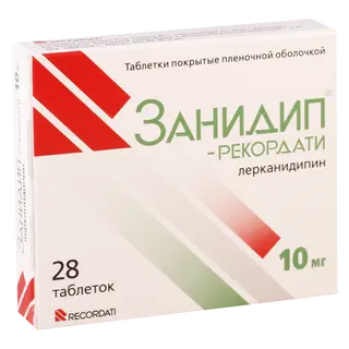 ზანიდიპ-რეკორდატი ტაბლეტი 10მგ #28 0 Zanidip-recordat tab 10mg #28