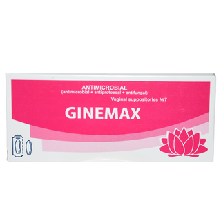 გინემაქსი სანთელი ვაგინალური #7 0 Ginemax vag supp #7