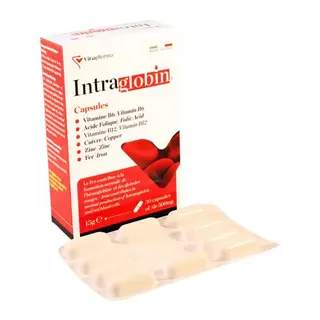 ინტრაგლობინი კაფსულა #30 0 intraglobin caps #30