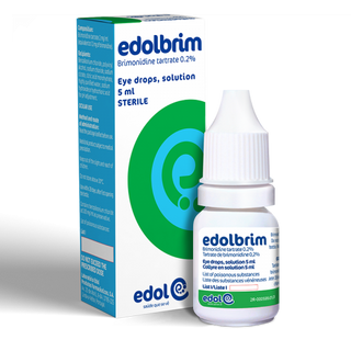 ედოლბრიმი წვეთები თვალის 2მგ/1მლ 5მლ ფლაკონი #1 0 Edolbrine eye drops 2mg/ml 5ml #1