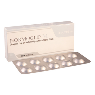 ნორმოგლიპი M ტაბლეტი 2მგ+500მგ #30 0 Normoglip M tab 2mg+500mg #30