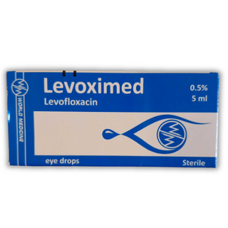 ლევოქსიმედი წვეთები თვალის 5მგ/1მლ 5მლ ფლაკონი #1 0 Levoximed eye/ear drops 5mg/1ml 5ml #1