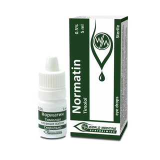 ნორმატინი წვეთები თვალის 0.5% 5მლ ფლაკონი #1 0 Normatin eye dr 0.5% 5ml