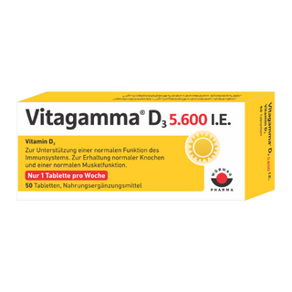 ვიტაგამა დ3 ტაბლეტი  5600სე #50 0 Vitagamma D-3 tab 5600 IE #50