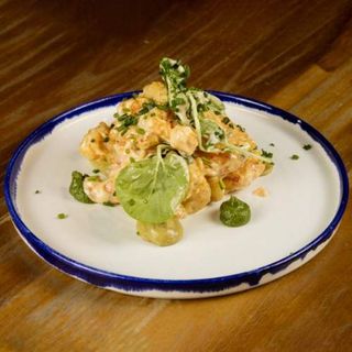 Langostinos en tempura