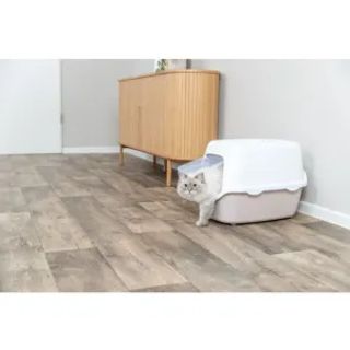 ვარდისფერი დახურული ტუალეტი 40 × 40 × 56 სმ