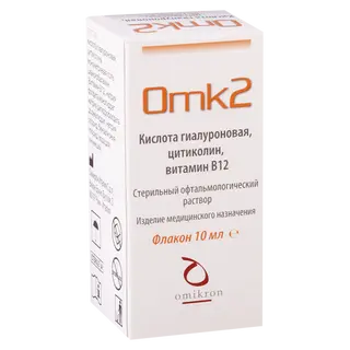 OMK2 (ომკ) წვეთები თვალის 10მლ ფლაკონი #1 0 Omk 2 eye dr 10ml #1
