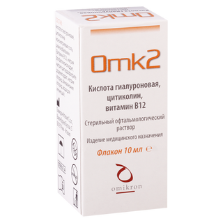 OMK2 (ომკ) წვეთები თვალის 10მლ ფლაკონი #1 0 Omk 2 eye dr 10ml #1