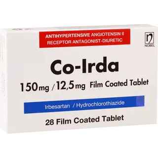 კო-ირდა ტაბლეტი 150მგ+12.5მგ #28 0 Co-Irda tab 150mg+12.5mg #28