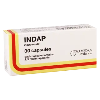 ინდაპი კაფსულა 2.5მგ #30 0 Indap caps 2.5mg #30