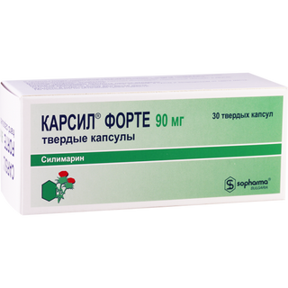 კარსილი ფორტე კაფსულა 90მგ #30 0 Carsil forte caps 90mg #30