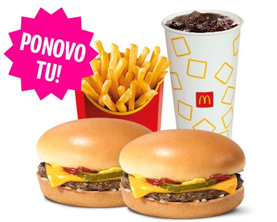 2 x Cheeseburger obrok