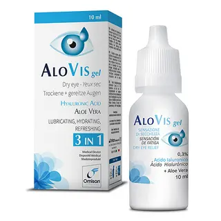 ალოვის გელი წვეთები თვალის 10მლ ფლაკონი #1 0 Alo vis Gel eye drops 10ml fl #1