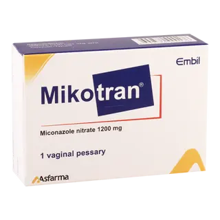 მიკოტრანი სანთელი ვაგინალური 1200მგ #1 0 Mikotran supp vag 1200mg #1