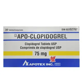 კლოპიდოგრელი-APO ტაბლეტი 75მგ #30 0 CLOPIDOGREL-APO tab 75mg #30