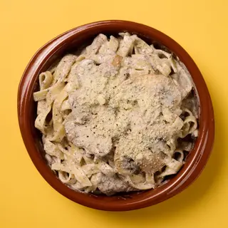 Tagliatelle con Setas y Trufa