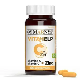 მარნისი ვიტაჰელფი ვიტამინი C თუთიით კაფსულა 500მგ+25მგ #60 0 Marnys Vitahelp Vitamin C 500mg+Zinc 25mg caps. #60
