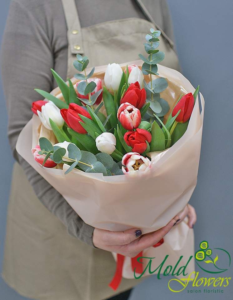 Buchet din lalele "Armonia primăverii"