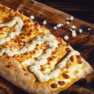 Cheese Bread with Garlic Sauce