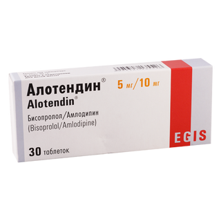 ალოტენდინი ტაბლეტი  5მგ+10მგ #30 0 Alotendin tab 5mg+10mg #30