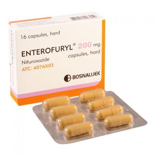 ენტეროფურილი კაფსულა 200მგ #16 0 Enterofuryl caps 200mg #30