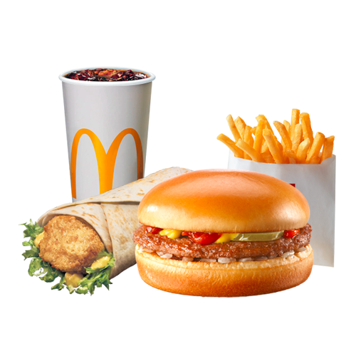 Duo Mabrouk : P'tit Wrap + Hamburger