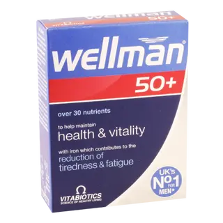 ვიტაბიოტიქსი ველმენი 50+ ტაბლეტი #30 0 WELLMAN 50+ TABS #30