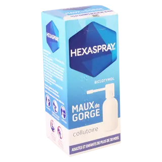ჰექსასპრეი სპრეი 2.5% 30გრ ფლაკონი #1 0 Hexaspray 2.5% 30ml #1