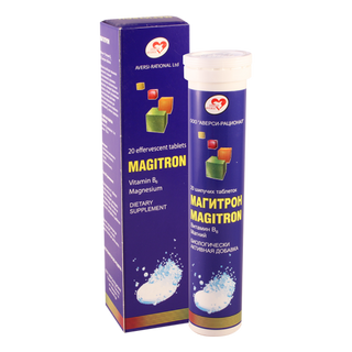 მაგიტრონი ტაბლეტი შუშხუნა 150მგ+5მგ #20 0 Magitron effersc tab 150mg+5mg #20