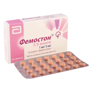 ფემოსტონი კონტი ტაბლეტი 1მგ+5მგ #28 0 Femoston tab 1/5 #28