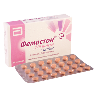 ფემოსტონი კონტი ტაბლეტი 1მგ+5მგ #28 0 Femoston tab 1/5 #28