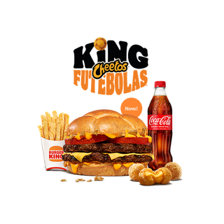 Menu Double King Cheetos® Futebolas®