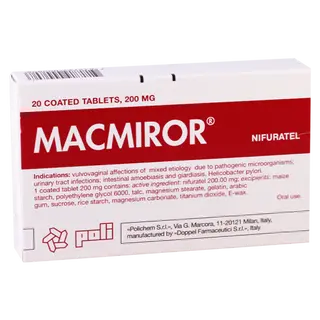 მაკმირორი ტაბლეტი 200მგ #20 0 Macmiror tab 200mg #20