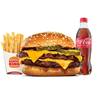 Menu Double Cheeseburger BBQ