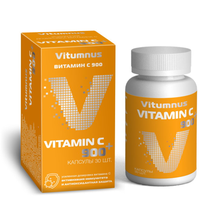 *Vitumnus Vitamin C 900 mg a30 kaps