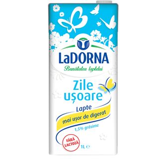 LaDORNA, Lapte fara lactoza 1.5% grasime 1L (ID 15682)