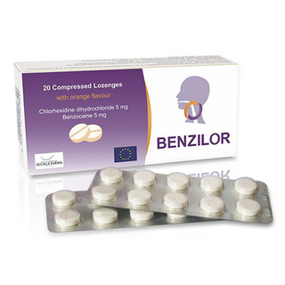ბენზილორი ტაბლეტი საწუწნი 5მგ+5მგ #20 0 Benzilor compressed lozenges 5mg+5mg #20