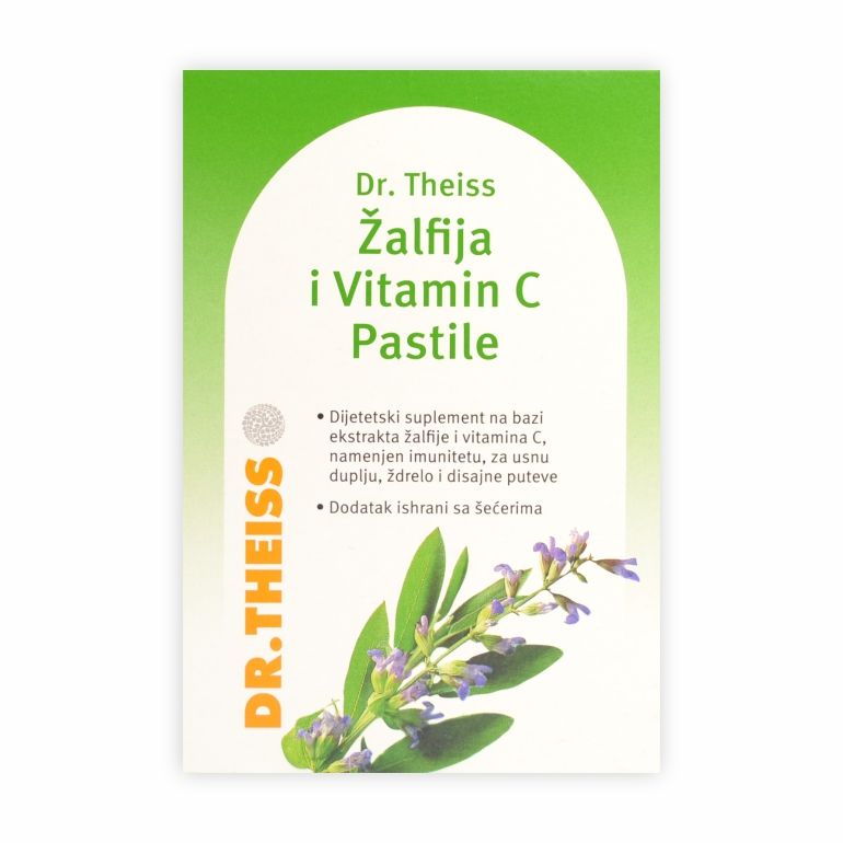 *Dr. Theiss Žalfija i Vitamin C pastile, 24kom.