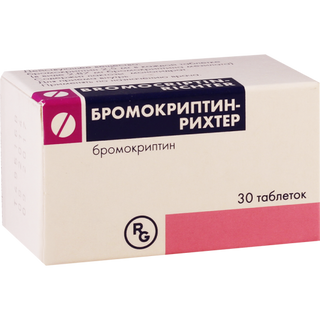 ბრომოკრიპტინი ტაბლეტი 2.5მგ #30 0 Bromocriptin-richter tab 2.5mg #30