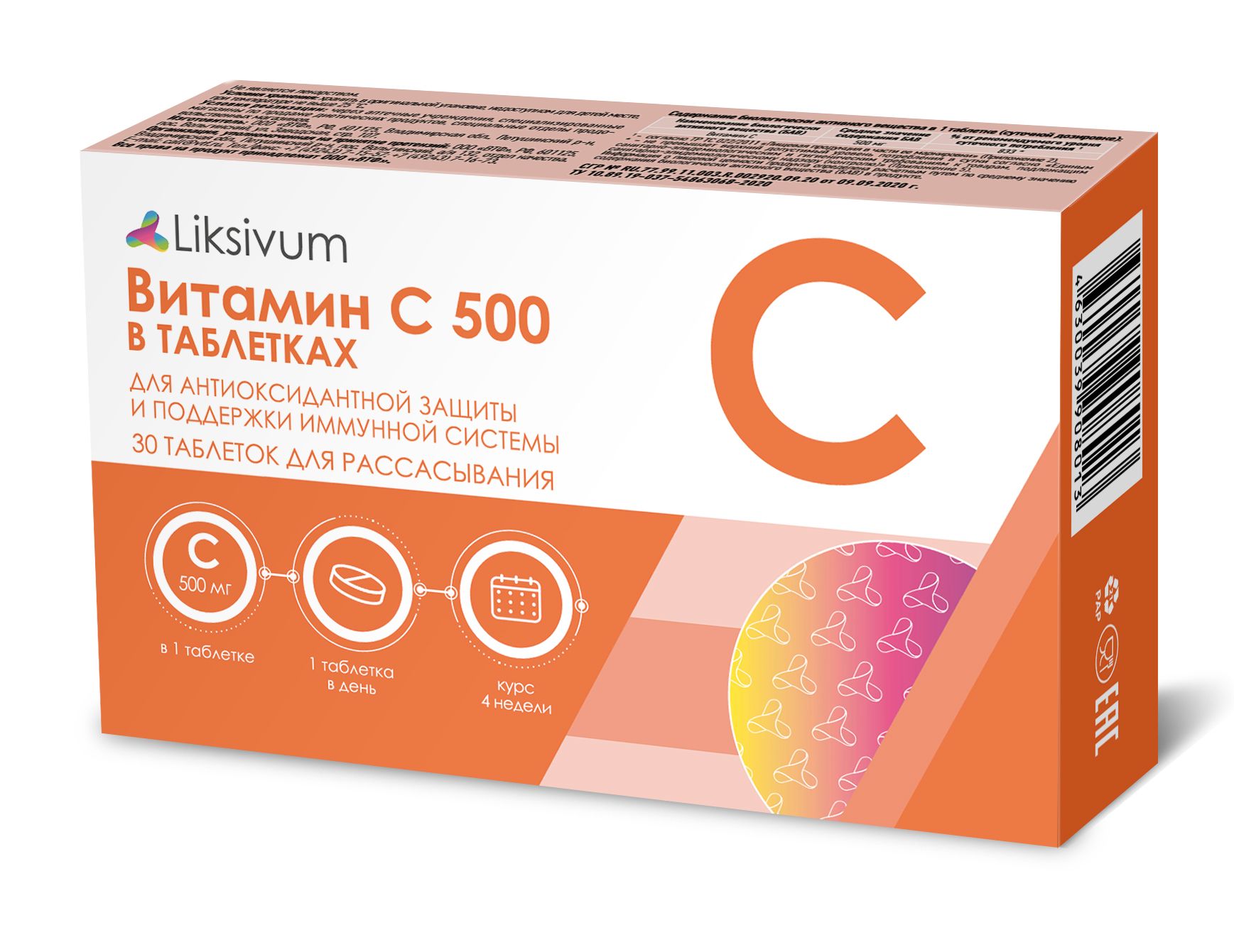 *Liksivum Vit C 500mg A30 tabl. 